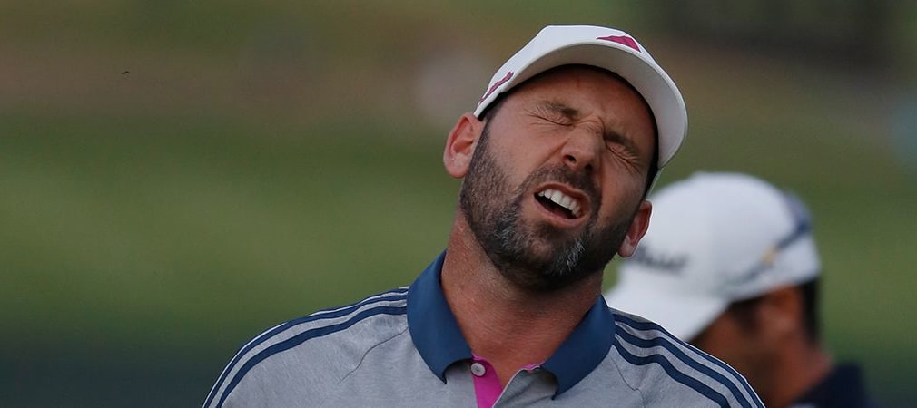 Sergio Garcia ließ seine Wut am Moving Day der BMW Championship 2016 an seinem Putter aus. (Foto: Getty)
