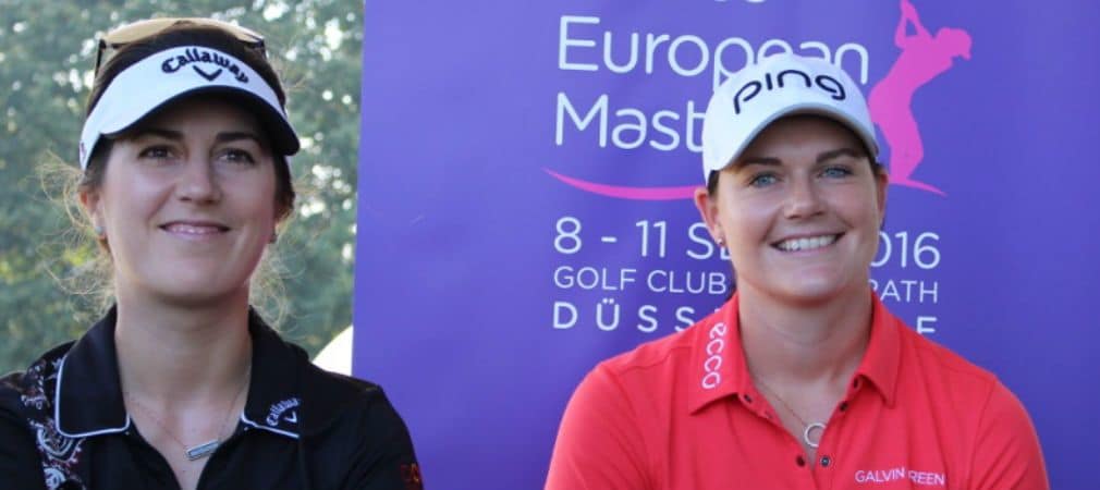Sandra Gal und Caroline Masson freuen sich auf das Heimspiel beim Ladies European Masters. (Foto: Golf Post)