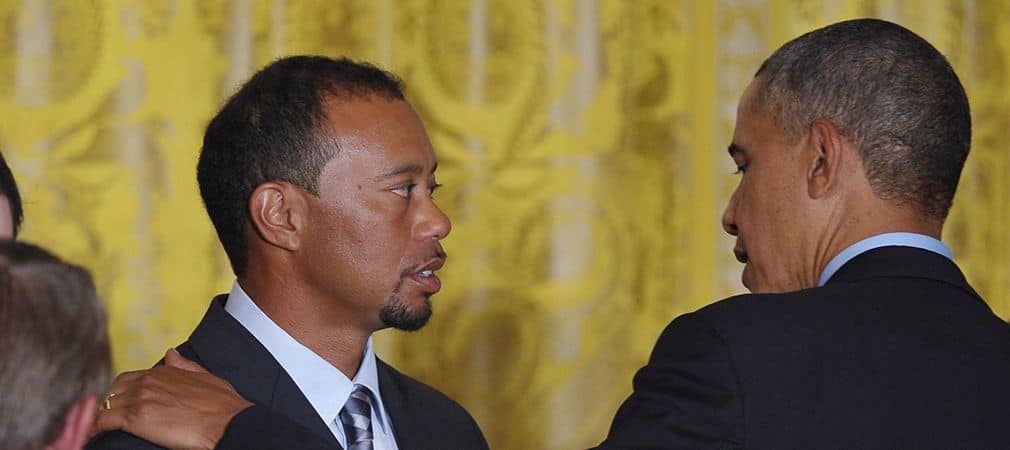 Barack Obama Tiger Woods Golf