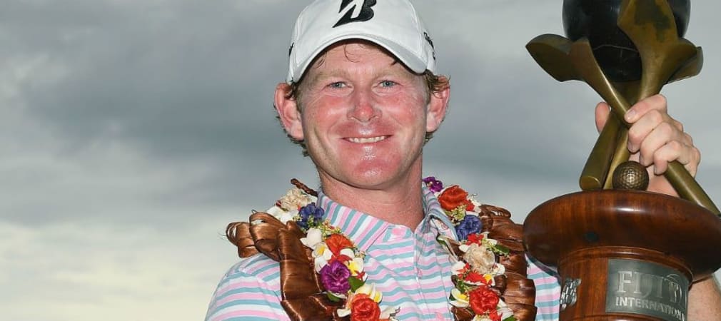 Brandt Snedeker strahlt: Nach dem Ryder Cup ist der US-Pro auch in der Südsee siegreich. (Foto: Getty)