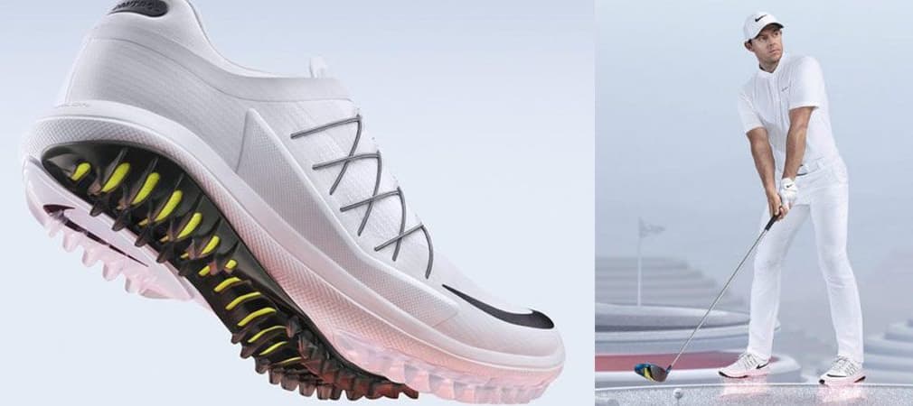 Nike präsentiert gemeinsam mit Rory McIlroy im Rahmen des WGC HSBC Champions in China den neuen Lunar Control Vapor Golfschuh. (Foto: news.nike.com)