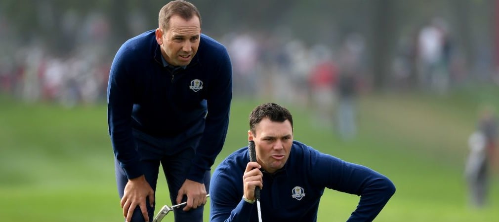 Martin Kaymer und Sergio Garcia bekommen beim Ryder Cup in Hazeltine die nächste Chance und dürfen sich in den Fourballs beweisen. (Foto: Getty)