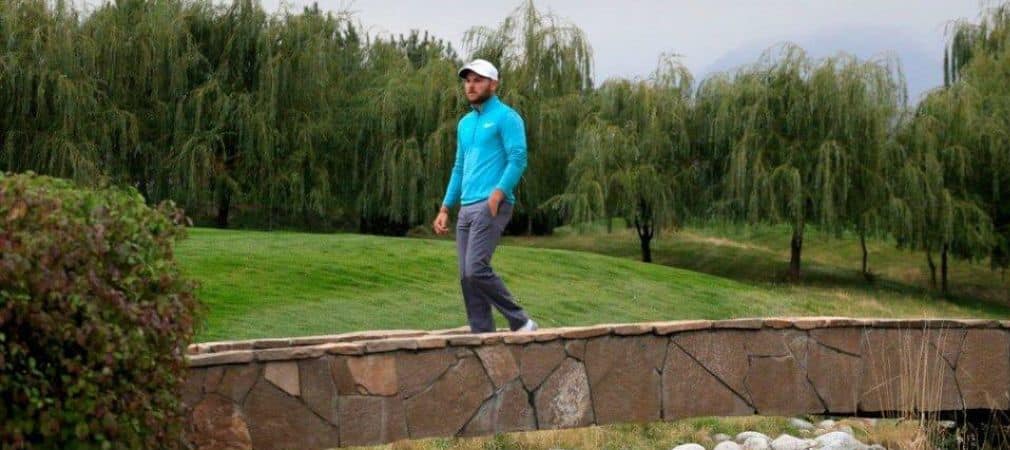 Der Sieger der Ras Al Khaimah 2016 Golf Challenge: Jordan Smith. (Foto: Getty)