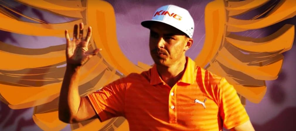 Rickie Fowler bei der WGC - HSBC Champions als Antwort Marvels Hawkeye? (Foto: facebook.com/EuropeanTour)