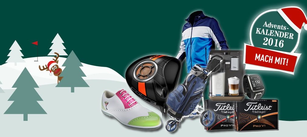 Golf Post Adventskalender 2016 - Attraktive Preise warten auf Sie. (Foto: Golf Post)
