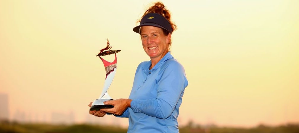 Beth Allen gewinnt die erste Ausgabe der Fatima Bint Mubarak Ladies Open. (Foto: Getty)