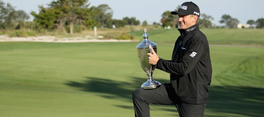 Mackenzie Hughes siegt bei der RSM Classic und staunt nicht schlecht. (Foto: Getty)