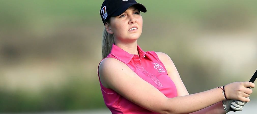 Hielt sich als einzige Deutsche im Feld: Olivia Cowan auf der LET in Katar. (Foto: Getty)