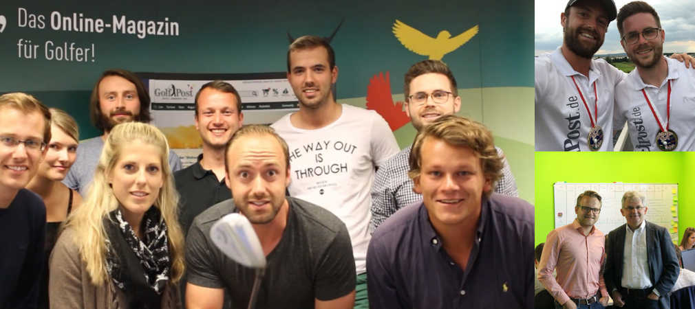 Das Golf Post Team schafft es auf Platz 33. des Wachstums-Rankings 2016. (Foto: Golf Post)