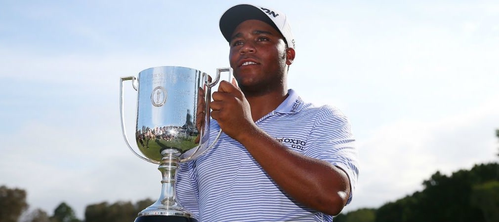 Glücklicher Sieger. Harold Varner III gewinnt bei der Australian PGA Championship sein erstes Profiturnier. (Foto: Getty)