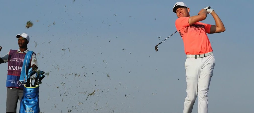 Alexander Knappe führt die große deutschsprachige Gruppe beim Commercial Bank Qatar Masters nach Tag eins an.