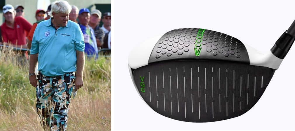 Die Zeiten in denen John Daly häufiger im Rough zu finden war, könnten dank des neuen Vertical Groove Driver bald vorbei sein. (Foto: Getty/VGG)
