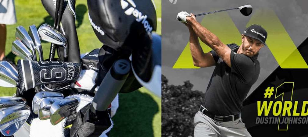 Für Dustin Johnson geht es mit TaylorMade an die Weltspitze. Sein komplettes Equipment gibt's hier im Blick ins Bag. (Foto: twitter.com/TaylorMadeGolf)