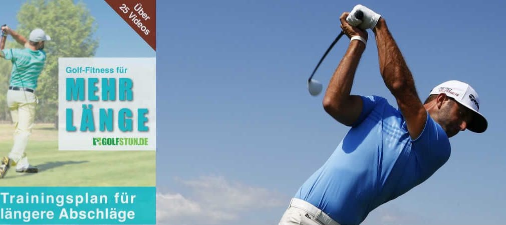 Sie wollen Abschläge wie Dustin Johnson? Dann hilft Ihnen das neue E-Book auf die Sprünge. (Foto: Getty / Cover: Golfstun.de)