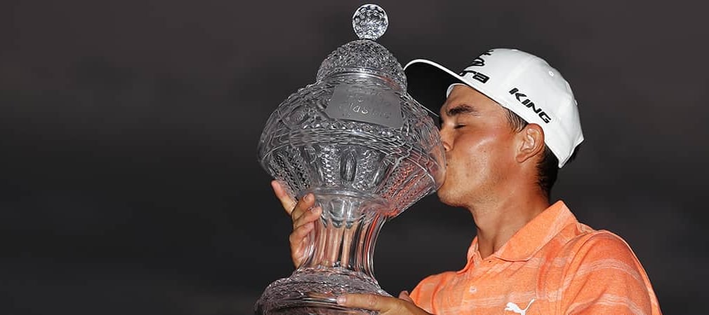 Rickie Fowler Sieger Honda Classic 2017 mit Pokal Ergebnisse Finale