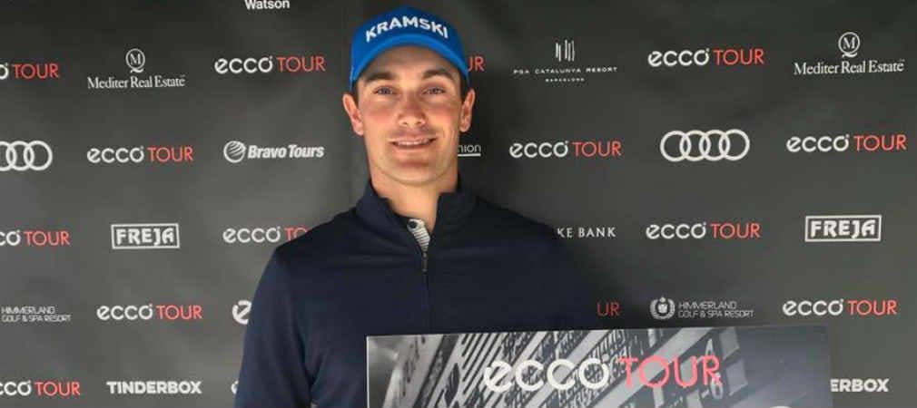 Florian Fritsch siegt auf der Ecco Tour im PGA Catalunya. (Foto: Facebook/@FloFritsch)