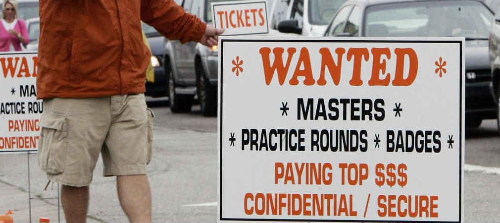 Die Tickets für das Masters in Augusta sind wie jedes Jahr so begehrt, dass extreme Preise aufgerufen werden.