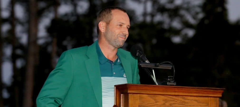 Sergio Garcia äußert sich nach seinem Sieg beim 81. Masters Tournament. (Foto: Getty)