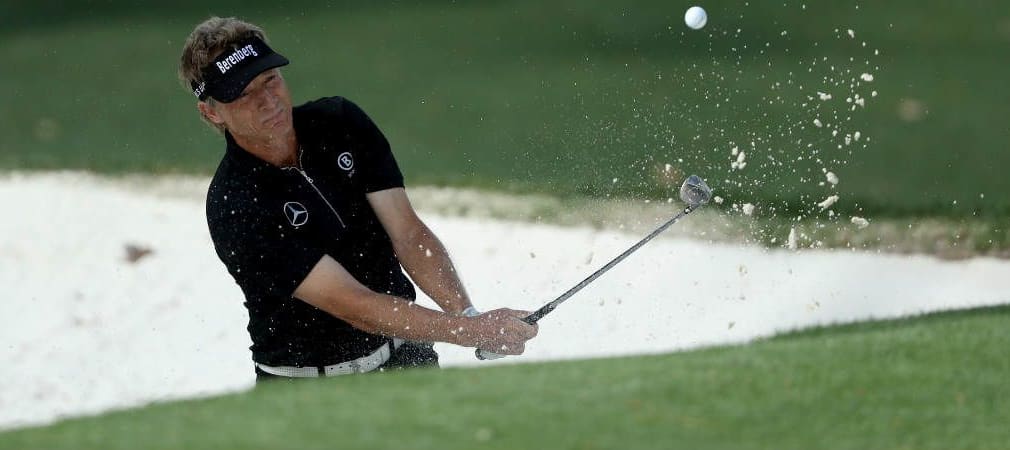 Trotz widriger Bedingungen präsentiert sich Bernhard Langer stark in der ersten Runde des US Masters 2017. (Foto: Getty)