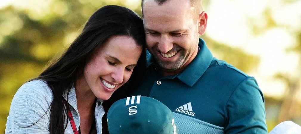 US Masters Tournament 2017 Augusta Sieger Portrait Sergio Garcia Freundin Angela Akins