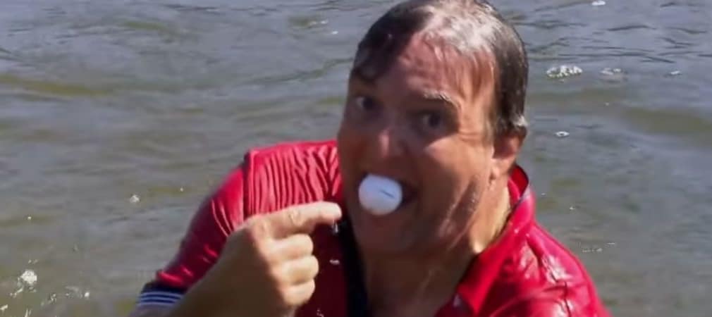 Marco Rima gibt bei Verstehen Sie Spaß? alles, um Golfer aus dem Konzept zu bringen. (Screenshot: Youtube/Verstehen Sie Spaß?)