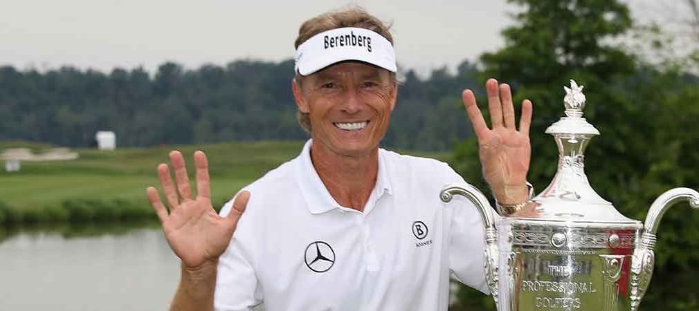 Bernhard Langer stellt bei der Senior PGA Championship einen neuen Majorrekord auf. (Foto: Getty)