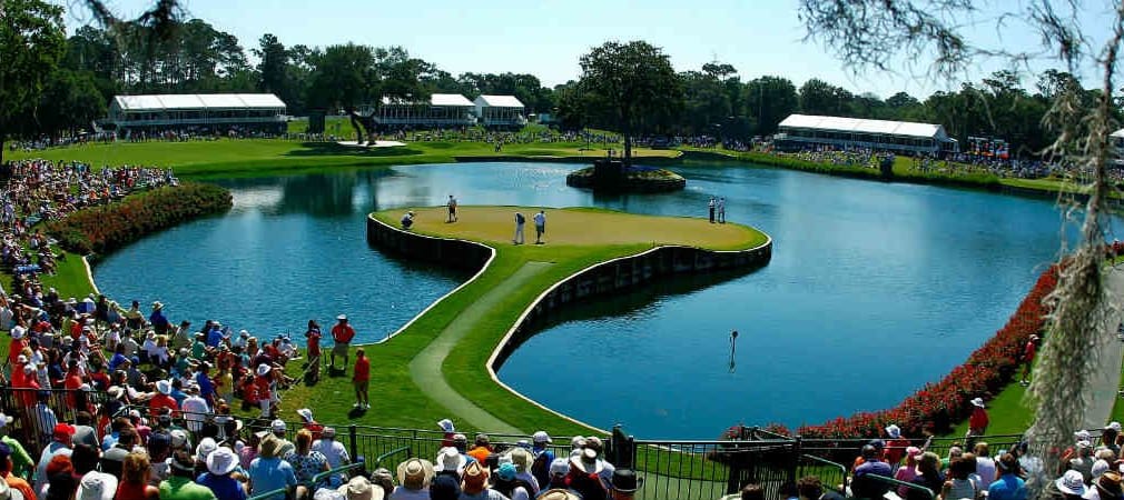 Loch 17 im TPC Sawgrass ist häufig einer der