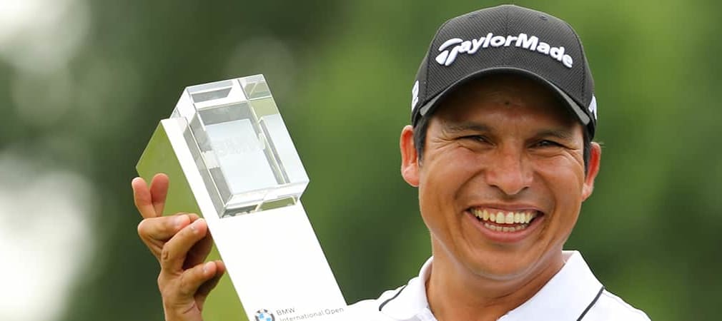 BMW International Open 2017 Ergebnisse Tag 4 Finale Sieger Andres Romero mit Pokal