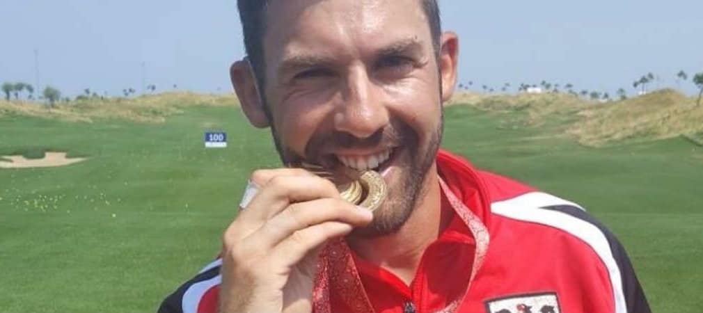 Allen John mit Platzrekord und anschließendem Triumph im Matchplay Modus. (Foto: St. Leon-Rot Medien)