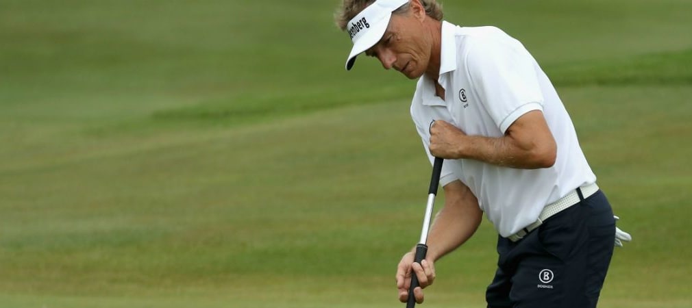 Über den Puttstil von Bernhard Langer wurde und wird weiter viel diskutiert.