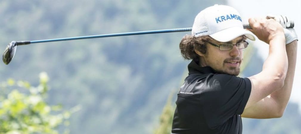 Hinrich Arkenau holt den Sieg bei der Sparkassen Open 2017. (Foto: Twitter@ProGolfTour)
