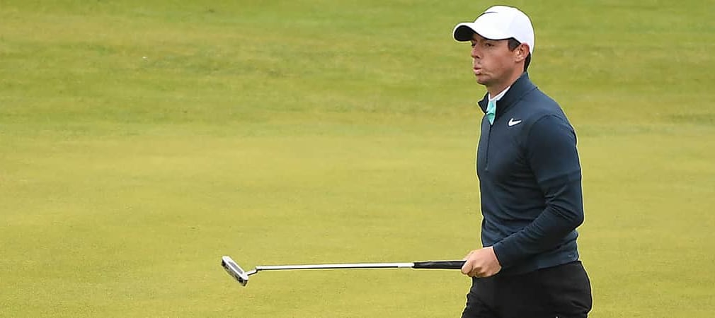 Rory McIlroy Schwierigkeiten Putter Equipment TaylorMade Irish Open 2017