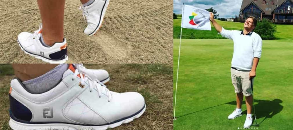 Der FootJoy Pro/SL hat den Golf Post Redakteur Robin Bulitz voll und ganz überzeugt. (Foto: Golf Post)
