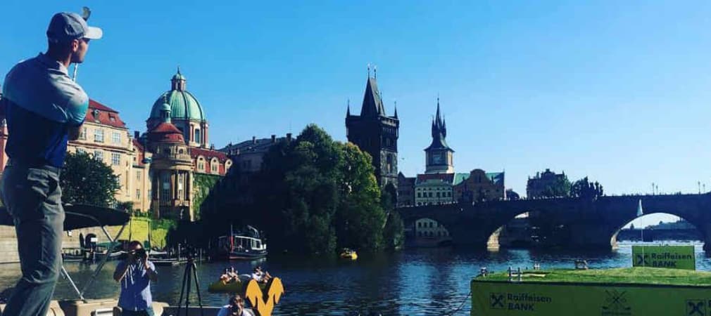 Martin Kaymer wärmt sich schon mal für's Czech Masters auf. (Foto: Instagram@martinkaymer59)