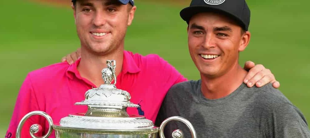 Erneut war Rickie Fowler nur Zuschauer, als einer seiner besten Freunde auf der Tour, Justin Thomas, seinen ersten Majorsieg bei der PGA Championship 2017 feierte. (Foto: Getty)