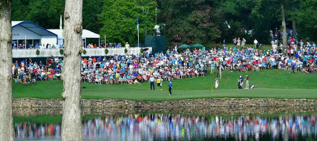 Das Grün der 17. Spielbahn bei der PGA Championship 2017 in Quail Hollow. (Foto: Getty)