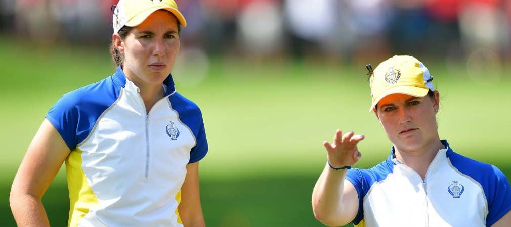 Das europäische Team tut sich auch am zweiten Tag des Solheim Cup 2017 schwer. (Foto: Getty)