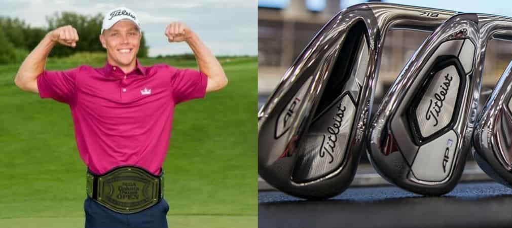 Max Rottluff hat die neuen Titleist 718 AP2 Eisen bereits im Bag und hat Golf Post geschildert, wie sie sich spielen. (Foto: Max Rottluff/Titleist)