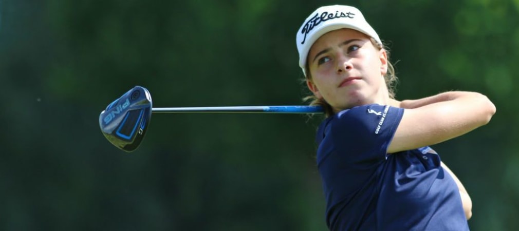 Jugend-DM Paula Schulz-Hanßen (GC St. Leon-Rot) geht mit dem besten Handicap in der AK 14 an den Start (Foto: DGV/stebl)