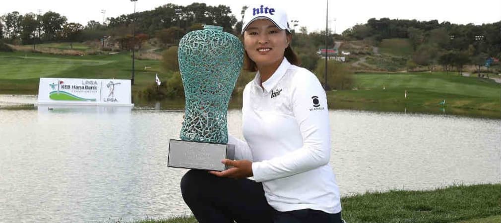 Jin Young Ko setzt sich bei der HanaBank Championship durch. (Foto: Getty)