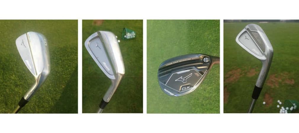 Die Mizuno MP-18 Eisen und das CLK Hybrid im großen Golf Post Test. (Foto: Golf Post)