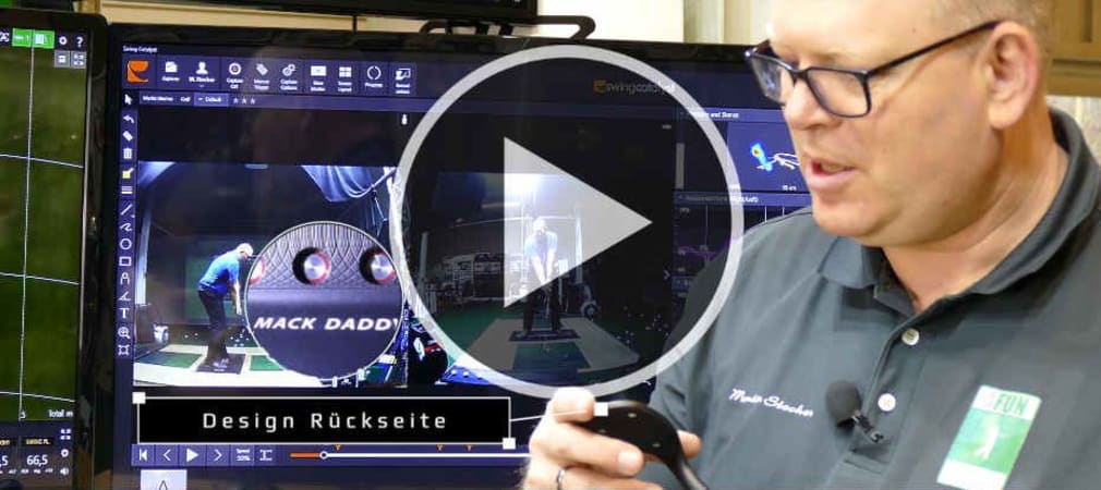 Martin Stecher testet das Callaway Mack Daddy 4 Wedge. (Foto: Screenshot)