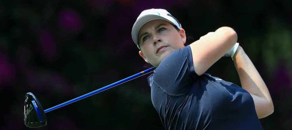 Caroline Masson kämpft sich durch bei der windigen Pure Silk Bahamas LPGA Classic. (Foto: Getty)