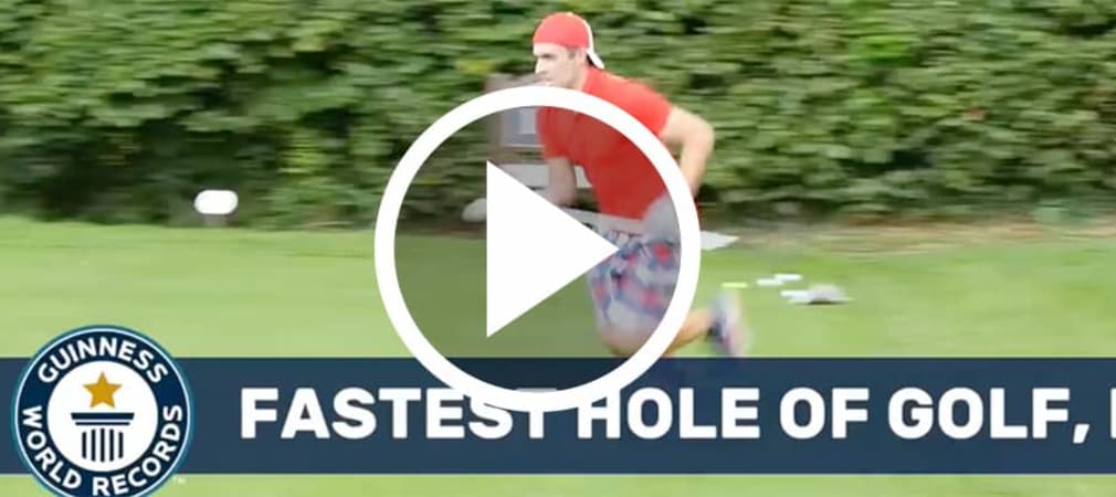 Es gibt einen neuen Weltrekord für das am schnellsten gespielteste Golfloch. (Foto: Screenshot)