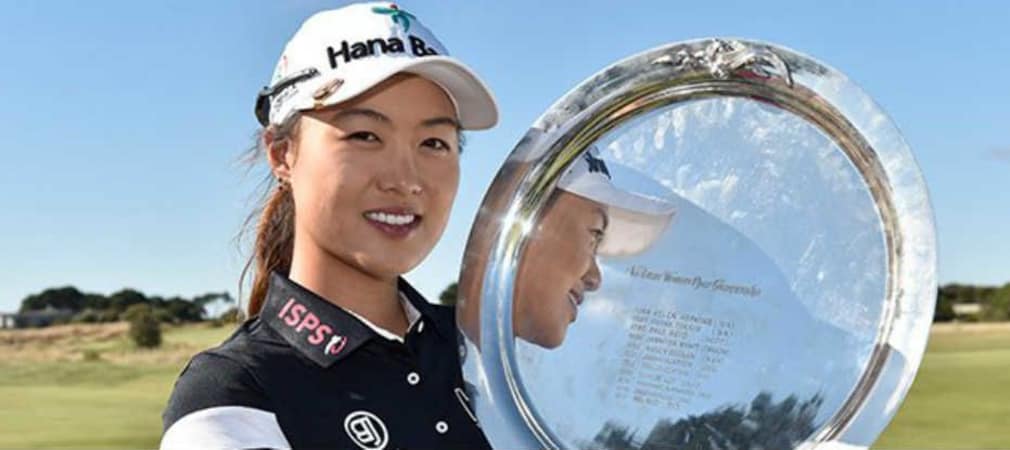 Minjee Lee gewinnt die Oates Vic Open der Ladies European Tour mit deutlichem Abstand. (Foto: twitter.com/@VicOpenGolf)