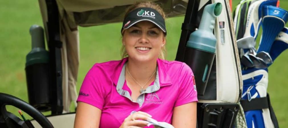 Olivia Cowan gibt sich im Golf Post Interview zufrieden und selbstbewusst. (Foto: Twitter.com/@LETgolf)