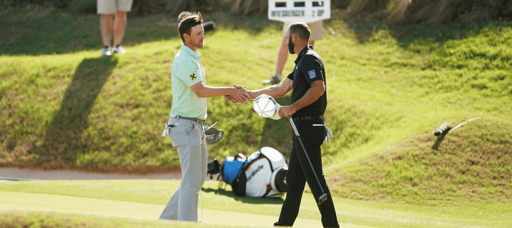Bernd Wiesberger geht als Sieger aus dem Duell mit Dustin Johnson hervor. (Foto: Getty)