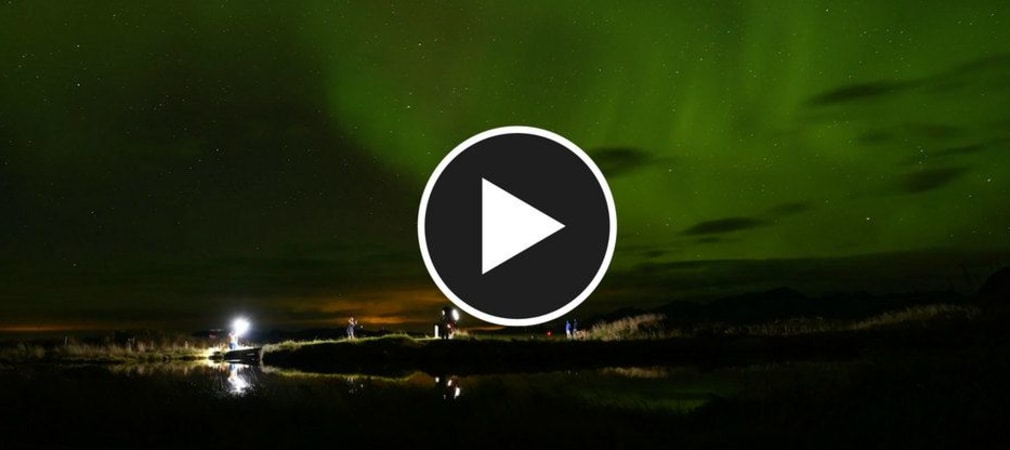 Auf dem Lofoten Links Golfplatz in Nord-Norwegen setzte KJUS seine neueste Golfkollektion in Szene. (Foto: KJUS)