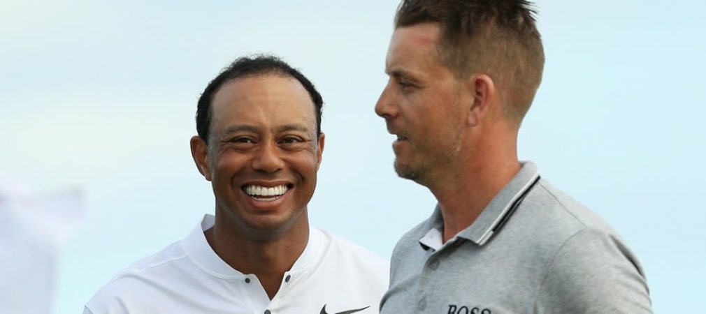 Tiger Woods hat den führenden Henrik Stenson beim Arnold Palmer Invitational der PGA Tour im Blick. (Foto: Getty)