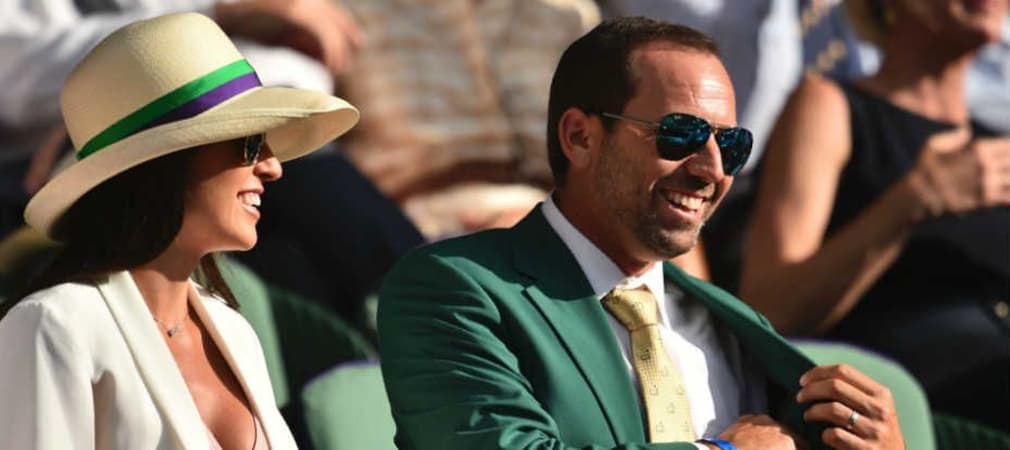 Sergio Garcia und Angela Akins kriegen ihr erstes Kind kurz bevor dem Masters 2018. (Foto: Getty)